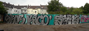 Graffiti Wall - Photo by MettMitZett - SKUR, KICO, SZEK