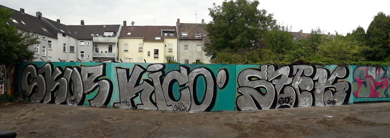 Graffiti Wall - Photo by MettMitZett - SKUR, KICO, SZEK