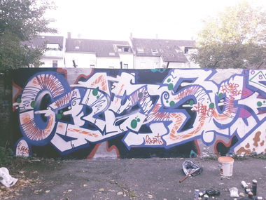 Graffiti Wall - Photo by MettMitZett - SKURIL, SKUR