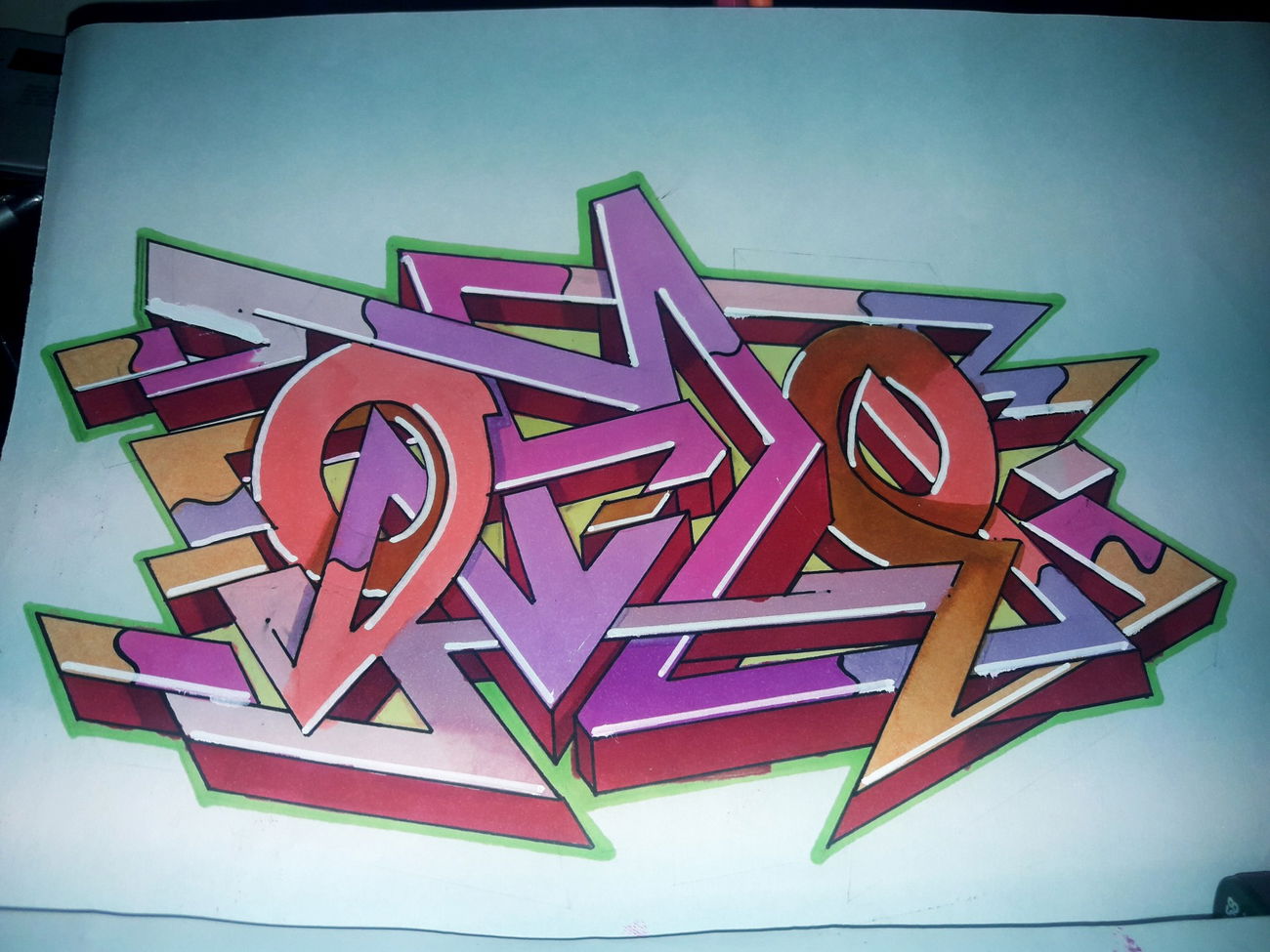 Graffiti Wall - Photo by MettMitZett - OSLO, OldSchoolLOver, OBG (2018)