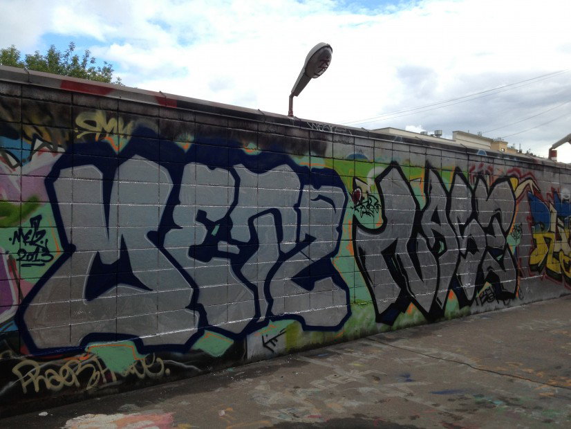 Graffiti Wall - Photo by Metz
