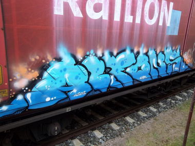 Graffiti Train - Photo by Meyerundschmidt - Alfons
