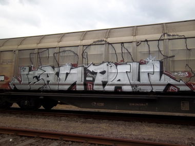 Graffiti Train - Photo by Meyerundschmidt - jean, Paul