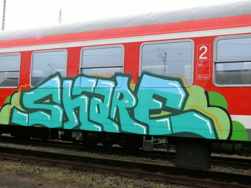 Graffiti Train - Photo by Meyerundschmidt - Share