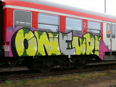 Graffiti Train - Photo by Meyerundschmidt - oneup
