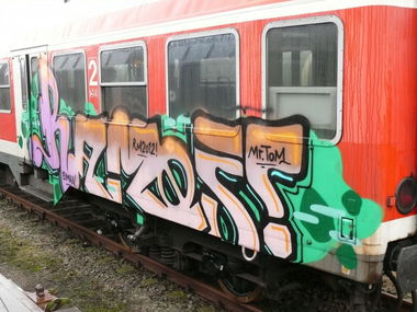 Graffiti Train - Photo by Meyerundschmidt - Ramos (2012)