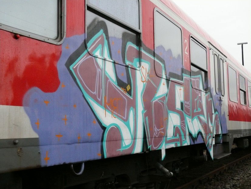 Graffiti Train - Photo by Meyerundschmidt - just