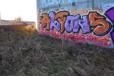 Graffiti Bombing - Photo by Meyerundschmidt - Alfons