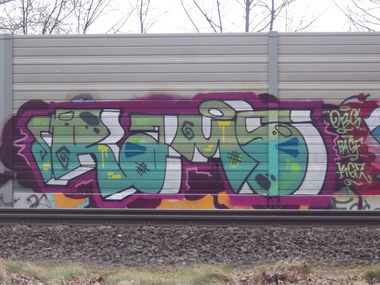 Graffiti Bombing - Photo by Meyerundschmidt - Rams