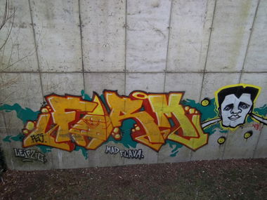 Graffiti Wall - Photo by Meyerundschmidt - Farm, Hamburg, Leipzig