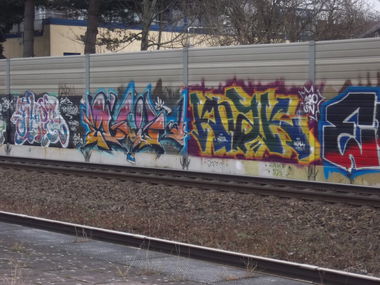 Graffiti Wall - Photo by Meyerundschmidt - Hype, Evil, Knak