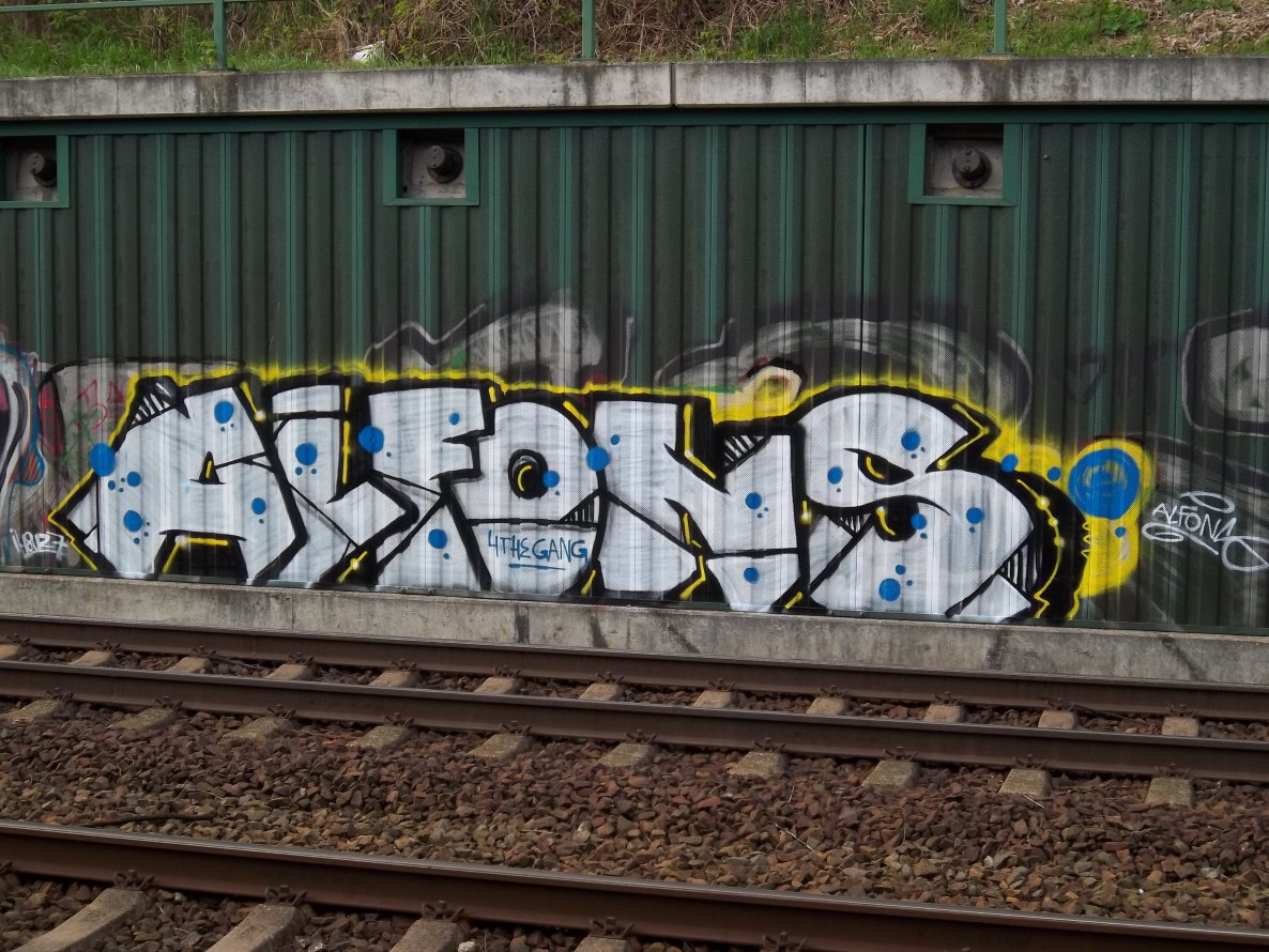 Graffiti Bombing - Photo by Meyerundschmidt - Alfons (2014)