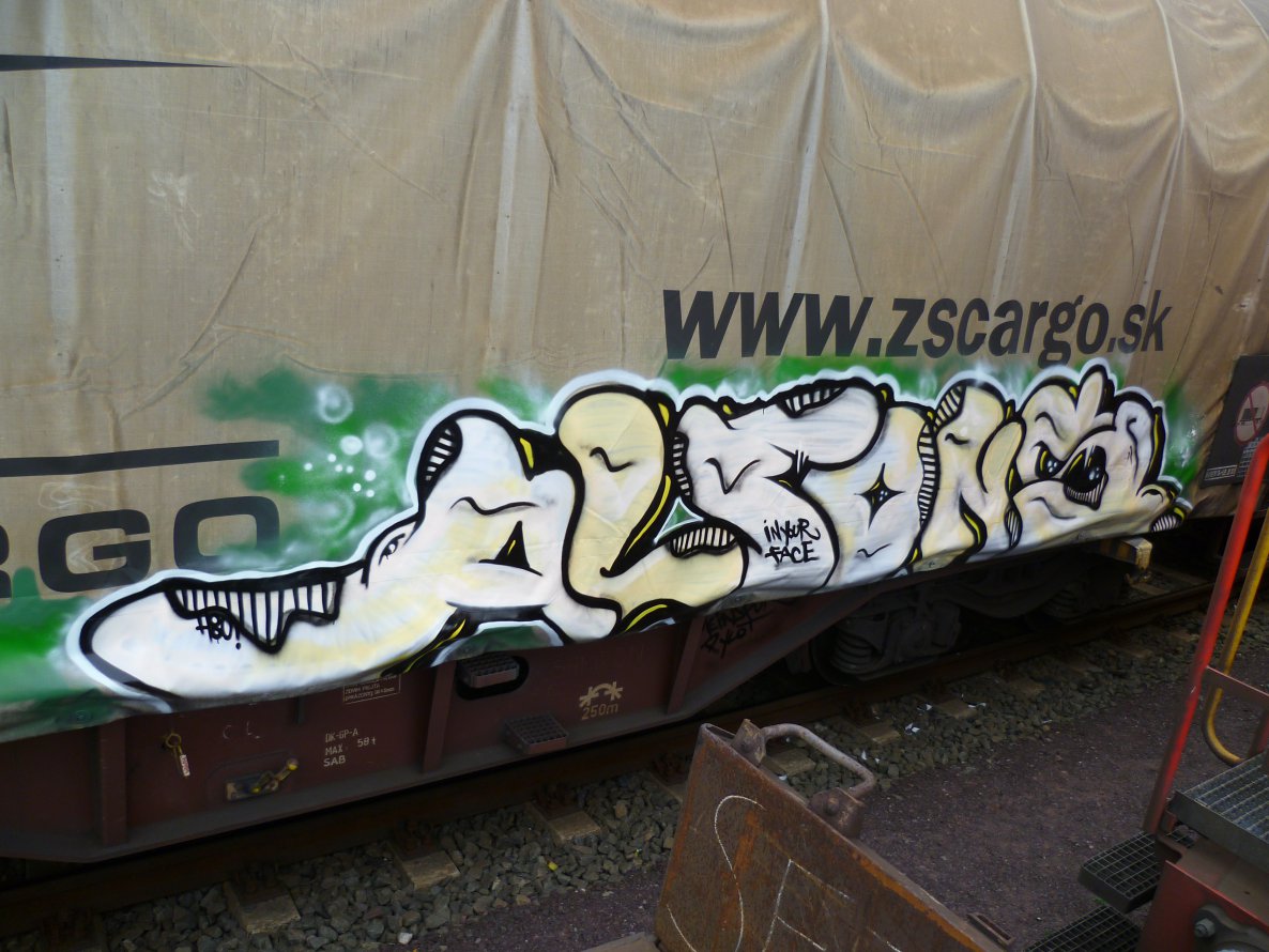 Graffiti Train - Photo by Meyerundschmidt - Alfons, inyourface, Iyf (2014)