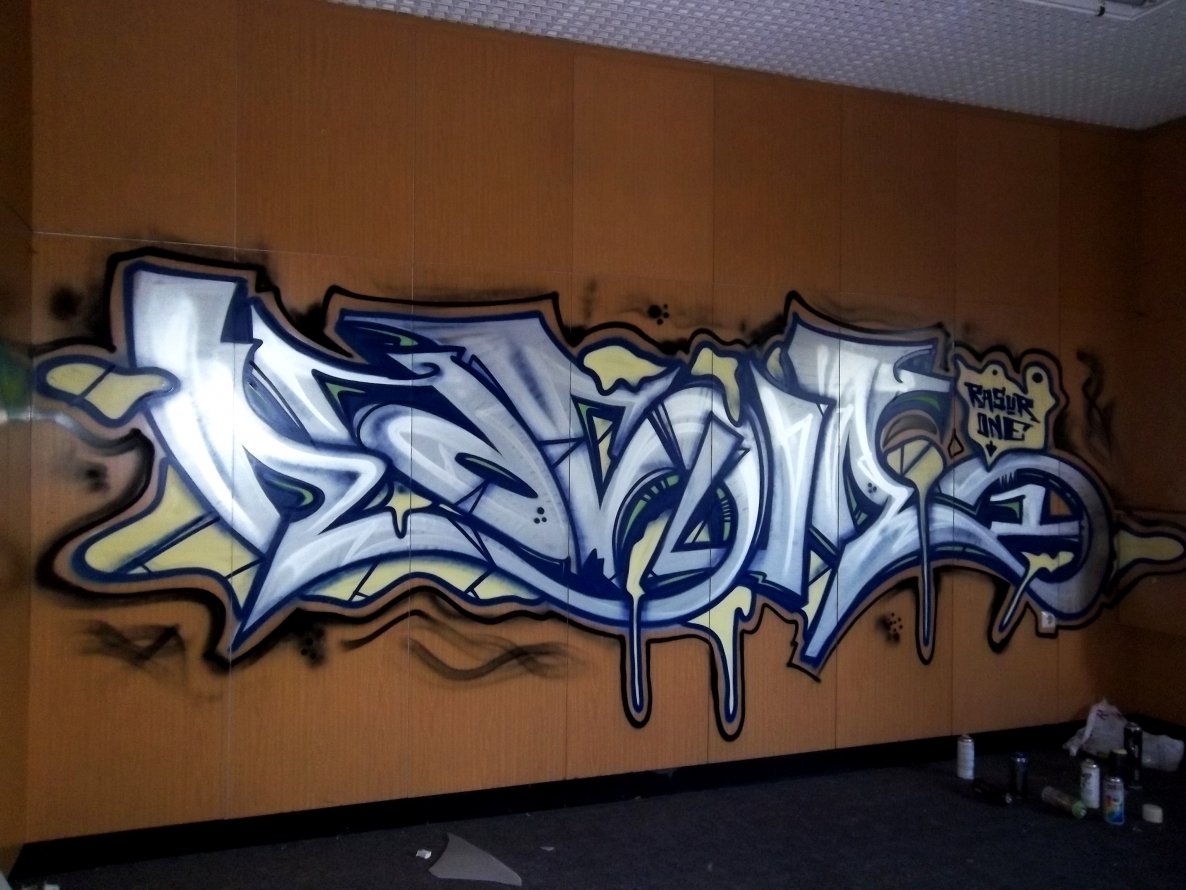 Graffiti Wall - Photo by Meyerundschmidt - Rasur (2014)