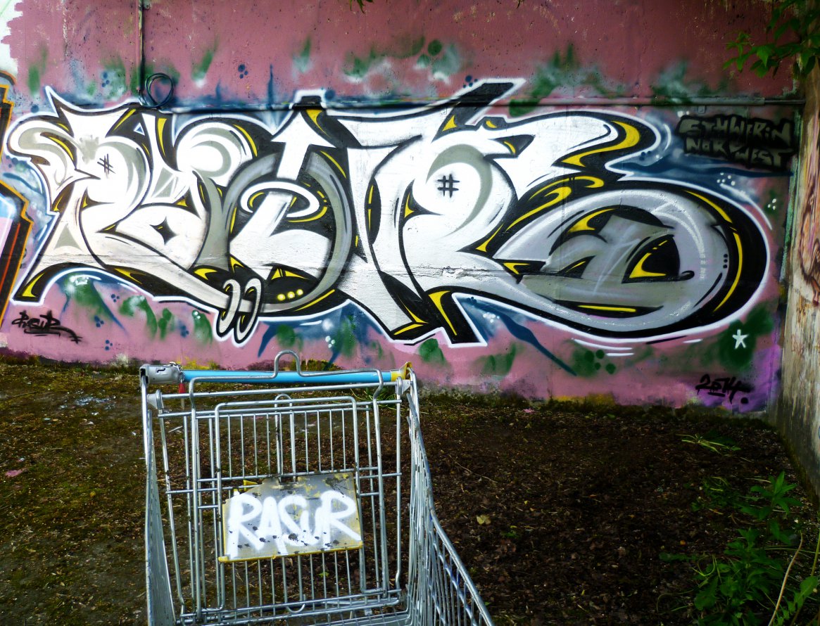 Graffiti Wall - Photo by Meyerundschmidt - Rasur (2014)