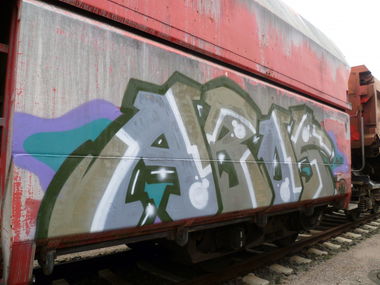 Graffiti Train - Photo by Meyerundschmidt - Abos (2014)