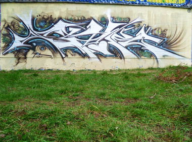 Graffiti Wall - Photo by Meyerundschmidt - Stak, Spenk (2014)