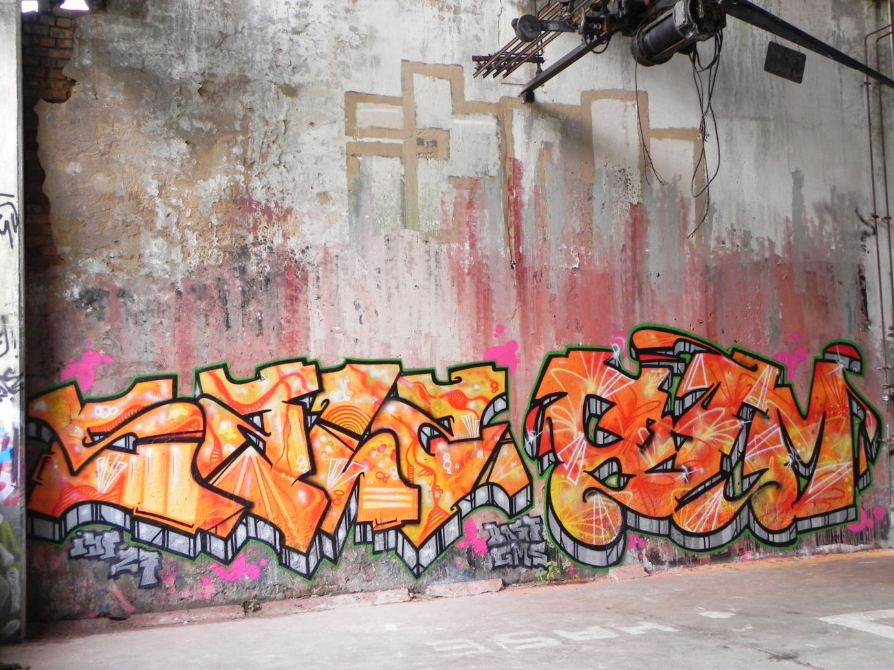 Graffiti Wall - Photo by Meyerundschmidt - Salz, SemIyfBasfGms (2015)