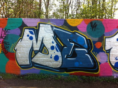 Graffiti Wall - Photo by MichaelError - Me, Ace, Kos (2014)