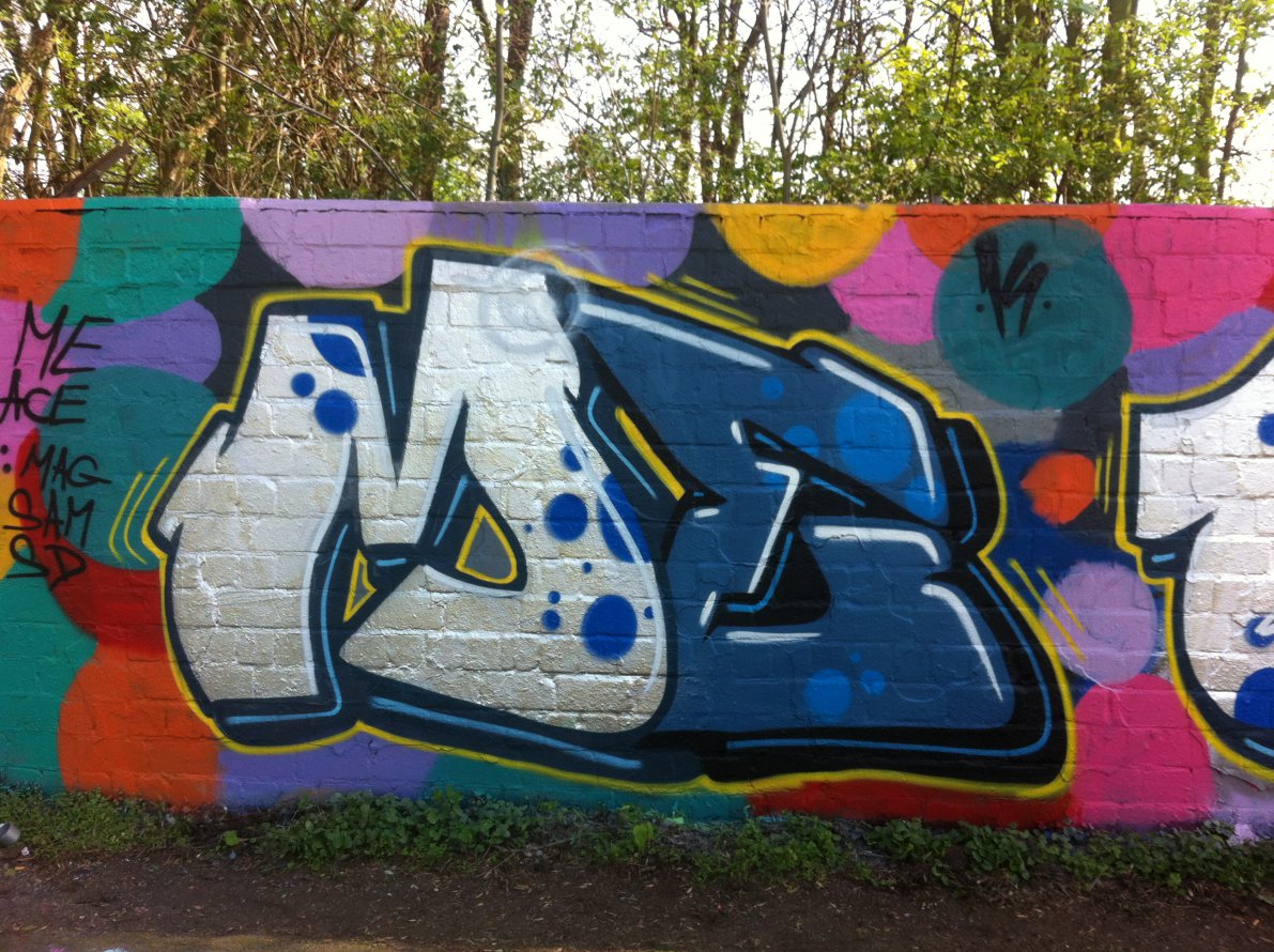 Graffiti Wall - Photo by MichaelError - Me, Ace, Kos (2014)