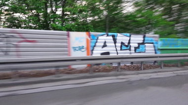 Graffiti Wall - Photo by MichaelError - Ace, Me, Mag (2014)