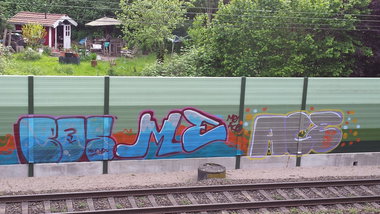 Graffiti Wall - Photo by MichaelError - Bos, Me, Ace