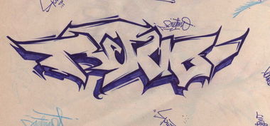 Graffiti Sketch in Jaroslavl - Photo by MickieEvil - Refmo (2013)