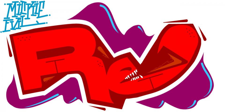 Graffiti Artwork in Jaroslavl - Photo by MickieEvil - Re (2013)