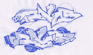 Graffiti Sketch - Photo by MickieEvil