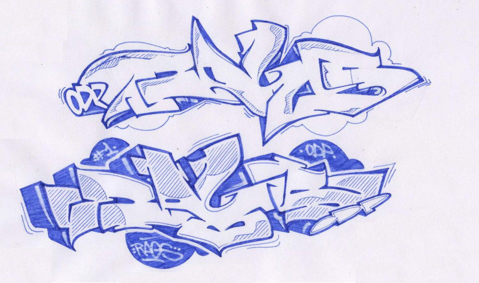 Graffiti Sketch - Photo by MickieEvil