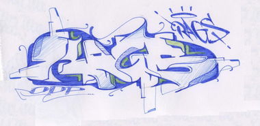 Graffiti Sketch - Photo by MickieEvil