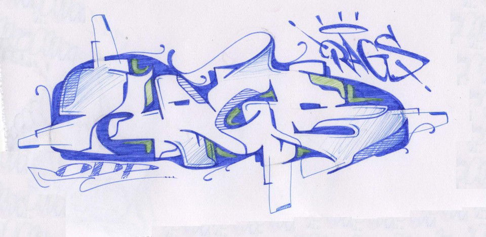 Graffiti Sketch - Photo by MickieEvil