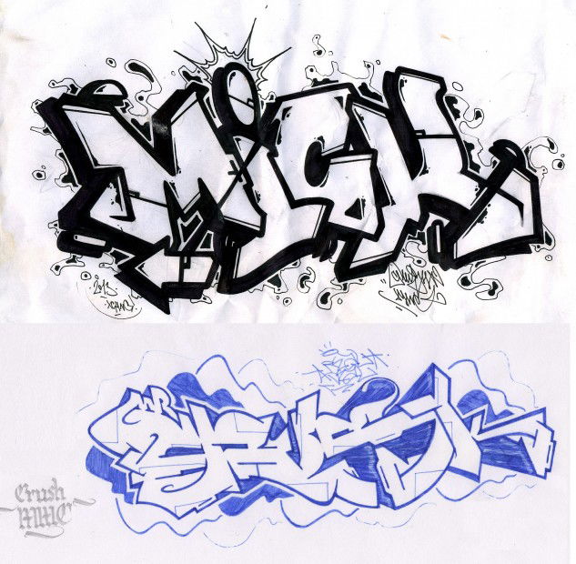 Graffiti Sketch - Photo by MickieEvil - Mickie, Evil, MickieEvil (2013)