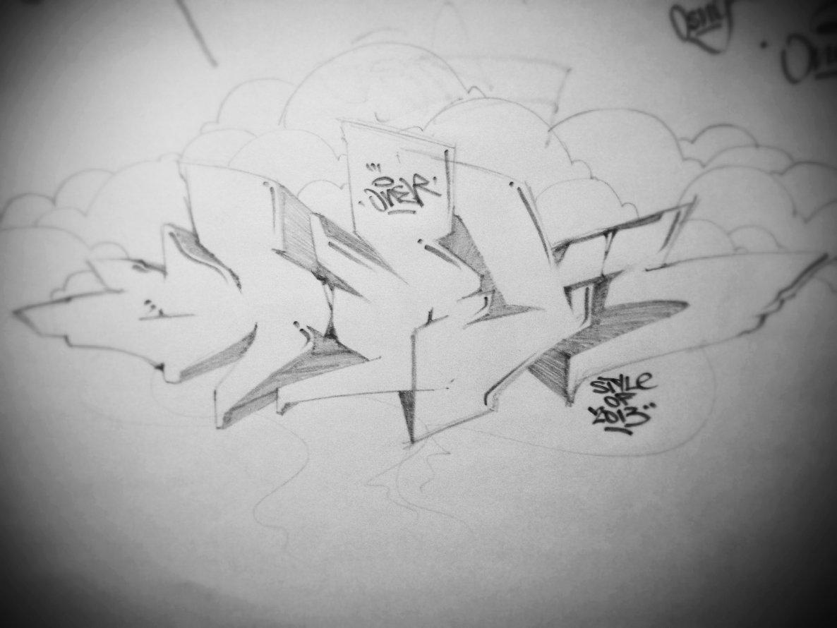 Graffiti Sketch - Photo by MickieEvil