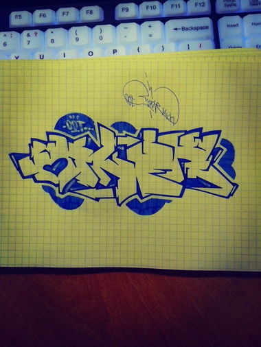 Graffiti Sketch - Photo by MickieEvil - Otner, ;, Mickie (2014)