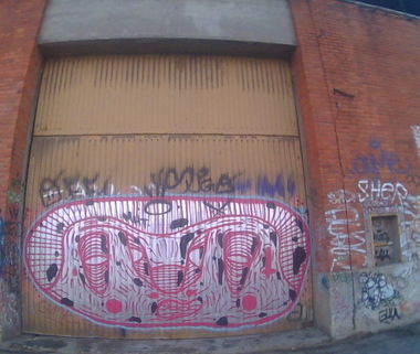 Graffiti Bombing in Lissabon - Photo by MigMig