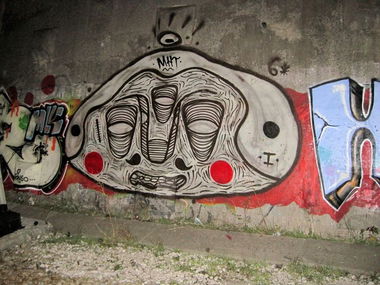 Graffiti Bombing in Brazil - Photo by MigMig