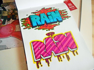 Graffiti Sketch - Photo by Miglanc