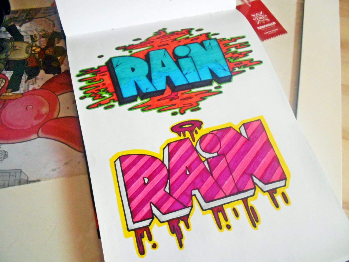 Graffiti Sketch - Photo by Miglanc