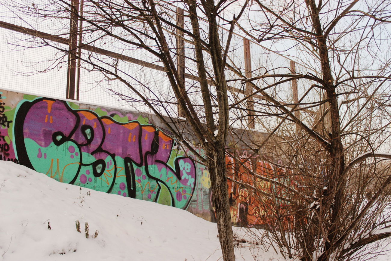 Graffiti Bombing - Photo by Miksy