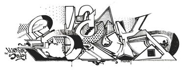 Graffiti Sketch in Perm - Photo by Milk_10 - m10 (2013)