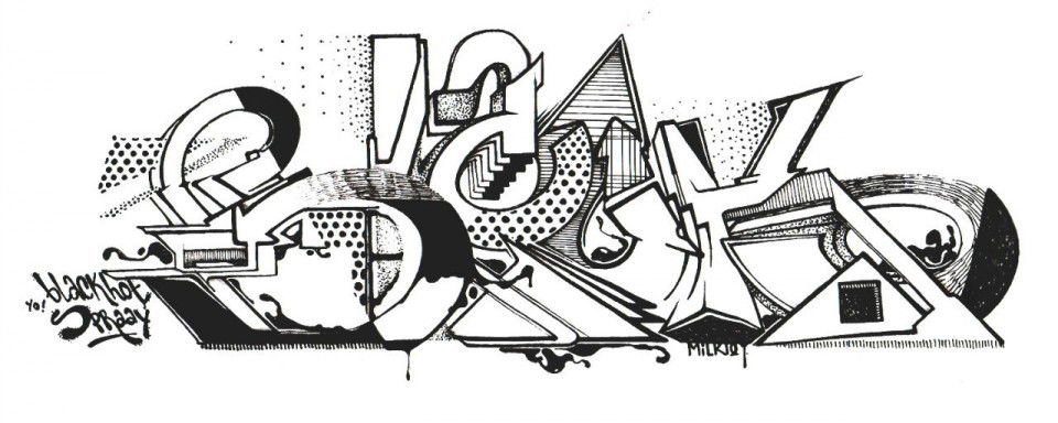 Graffiti Sketch in Perm - Photo by Milk_10 - m10 (2013)