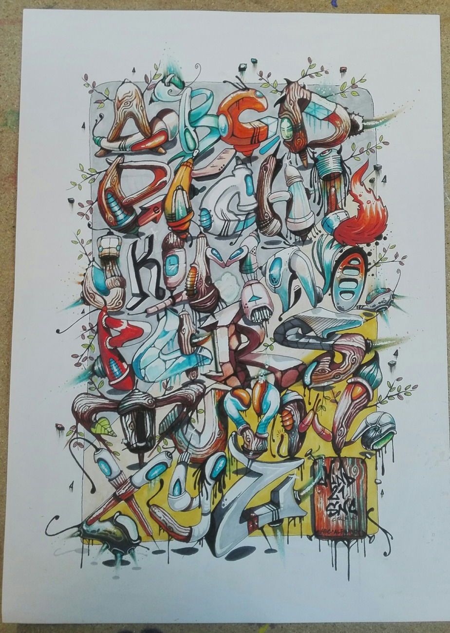 Graffiti Sketch - Photo by Mind21 - mind21 (2019)