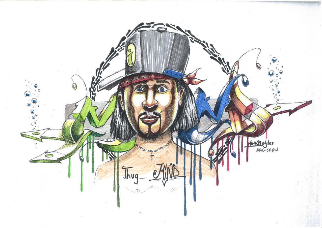 Graffiti Sketch - Photo by Mind21 - mind21, mindstyles, mind (2015)