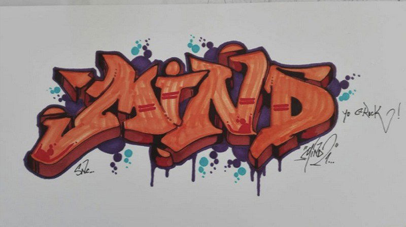 Graffiti Sketch - Photo by Mind21 - mind21 (2017)
