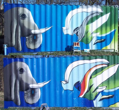 Graffiti Wall - Photo by Mind21