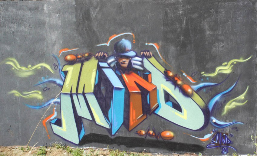 Graffiti Wall in Mommenheim - Photo by Mind21 - mind21 (2012)