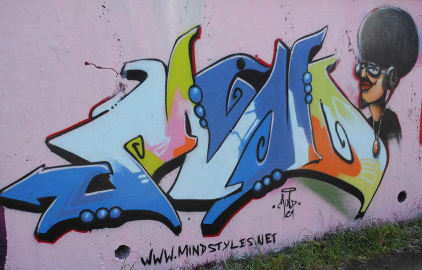 Graffiti Wall - Photo by Mind21