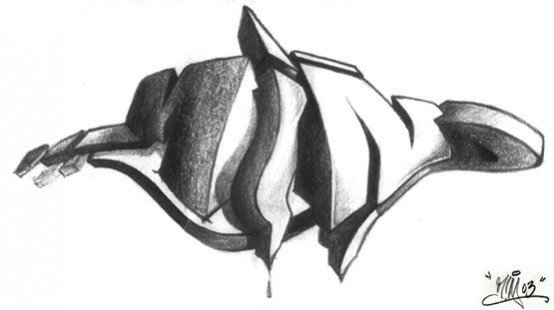 Graffiti Sketch - Photo by Mind21