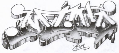 Graffiti Sketch - Photo by Mind21
